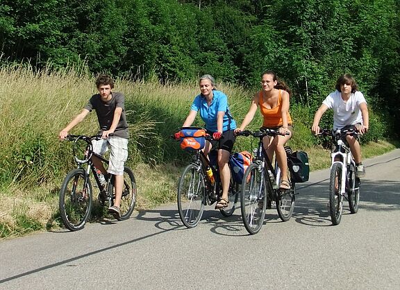 Im Altmühltal - Burg Prunn im Hintergrund